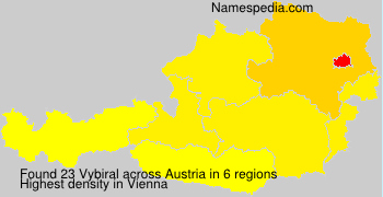 Surname Vybiral in Austria Surname Vybiral in Austria