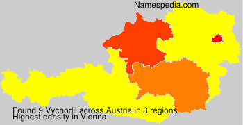 Surname Vychodil in Austria Surname Vychodil in Austria