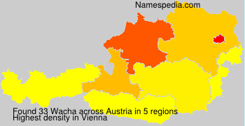 Surname Wacha in Austria Surname Wacha in Austria