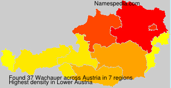 Surname Wachauer in Austria Surname Wachauer in Austria