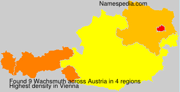 Surname Wachsmuth in Austria Surname Wachsmuth in Austria