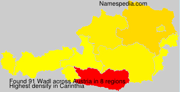 Surname Wadl in Austria Surname Wadl in Austria