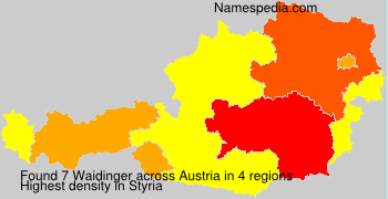Surname Waidinger in Austria Surname Waidinger in Austria