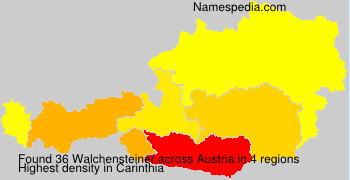 Surname Walchensteiner in Austria Surname Walchensteiner in Austria