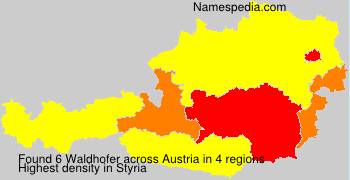 Surname Waldhofer in Austria Surname Waldhofer in Austria