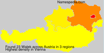 Surname Walek in Austria Surname Walek in Austria