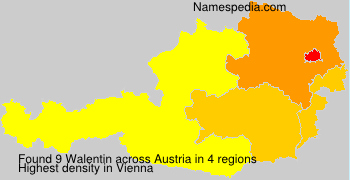 Surname Walentin in Austria Surname Walentin in Austria