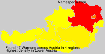 Surname Warnung in Austria Surname Warnung in Austria