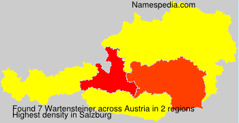 Surname Wartensteiner in Austria Surname Wartensteiner in Austria