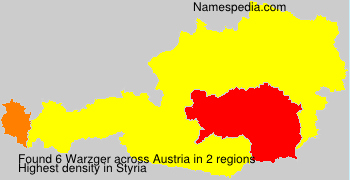Surname Warzger in Austria Surname Warzger in Austria