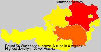 Surname Waxenegger in Austria Surname Waxenegger in Austria