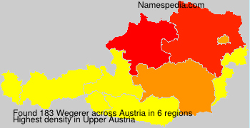 Surname Wegerer in Austria Surname Wegerer in Austria