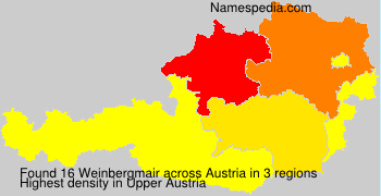 Surname Weinbergmair in Austria Surname Weinbergmair in Austria