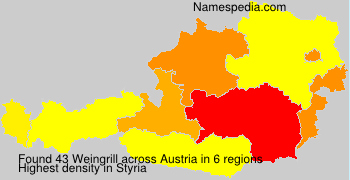 Surname Weingrill in Austria Surname Weingrill in Austria