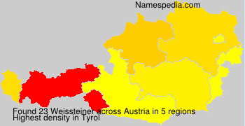 Surname Weissteiner in Austria Surname Weissteiner in Austria