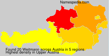 Surname Weitmann in Austria