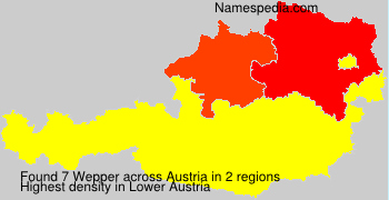 Surname Wepper in Austria Surname Wepper in Austria