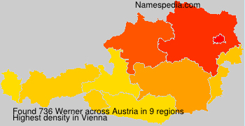 Surname Werner in Austria Surname Werner in Austria