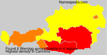 Surname Wernigg in Austria Surname Wernigg in Austria