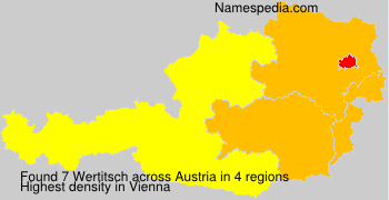 Surname Wertitsch in Austria Surname Wertitsch in Austria