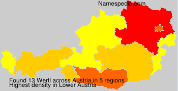 Surname Wertl in Austria Surname Wertl in Austria