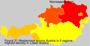 Surname Westermayr in Austria Surname Westermayr in Austria