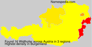 Surname Widlhofer in Austria Surname Widlhofer in Austria