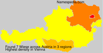 Surname Wiese in Austria Surname Wiese in Austria
