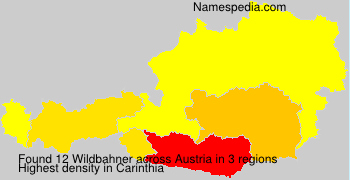Surname Wildbahner in Austria Surname Wildbahner in Austria