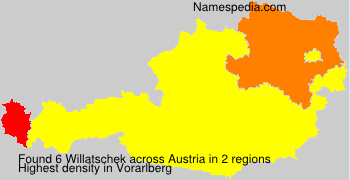 Surname Willatschek in Austria Surname Willatschek in Austria