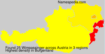Surname Wimpassinger in Austria Surname Wimpassinger in Austria