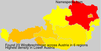 Surname Windbrechtinger in Austria Surname Windbrechtinger in Austria