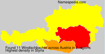 Surname Windischbacher in Austria Surname Windischbacher in Austria