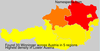 Surname Winninger in Austria Surname Winninger in Austria