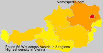 Surname Witt in Austria Surname Witt in Austria