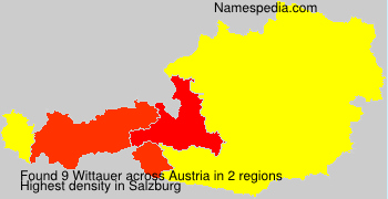 Surname Wittauer in Austria