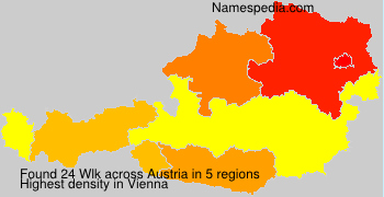 Surname Wlk in Austria