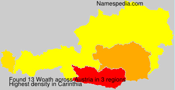 Surname Woath in Austria Surname Woath in Austria