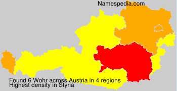 Surname Wohr in Austria Surname Wohr in Austria