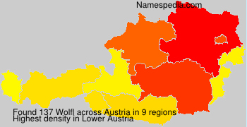 Surname Wolfl in Austria Surname Wolfl in Austria