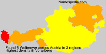 Surname Wolfmeyer in Austria Surname Wolfmeyer in Austria