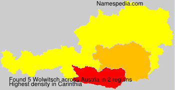 Surname Wolwitsch in Austria Surname Wolwitsch in Austria