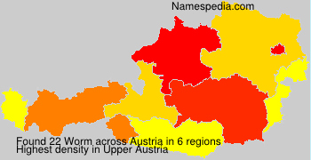 Surname Worm in Austria Surname Worm in Austria