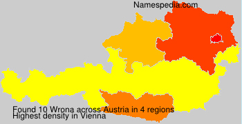 Surname Wrona in Austria Surname Wrona in Austria