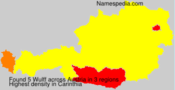 Surname Wulff in Austria Surname Wulff in Austria