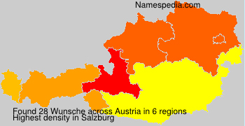 Surname Wunsche in Austria Surname Wunsche in Austria