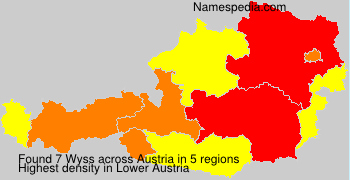 Surname Wyss in Austria Surname Wyss in Austria