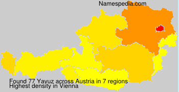 Familiennamen Yavuz - Austria