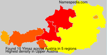 Surname Ylmaz in Austria Surname Ylmaz in Austria