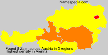 Surname Zaim in Austria Surname Zaim in Austria